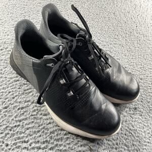 FootJoy FJ Fuel Spikeless Golf Shoes Black/Grey 55451 Men’s 9.5 XW Extra Wide